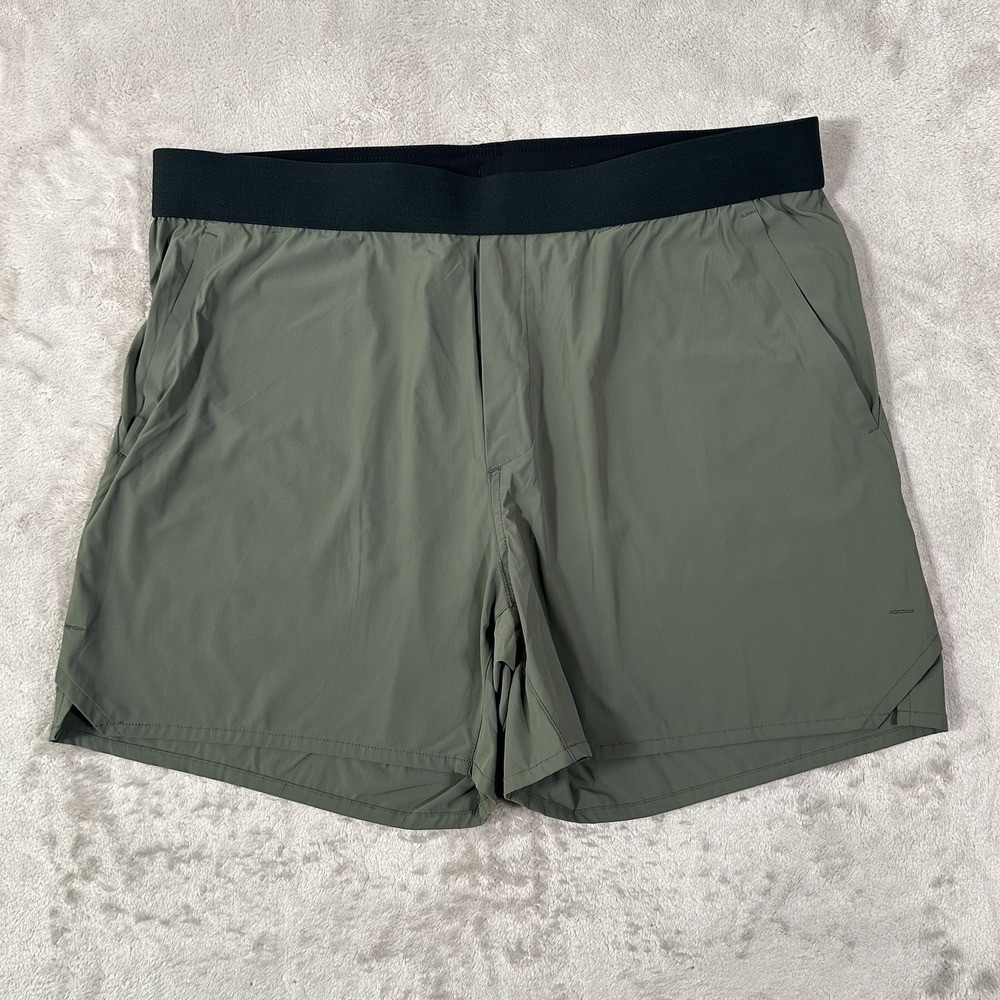 Ten Thousand Tactical Shorts Mens XL Green Lightweight Training Running Gym 5 in